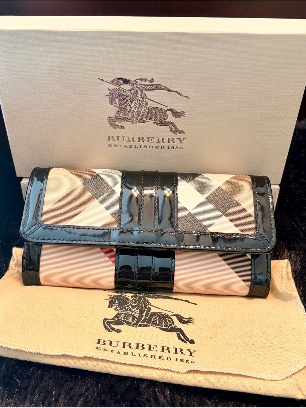 Burberry Nova Check Continental Wallet